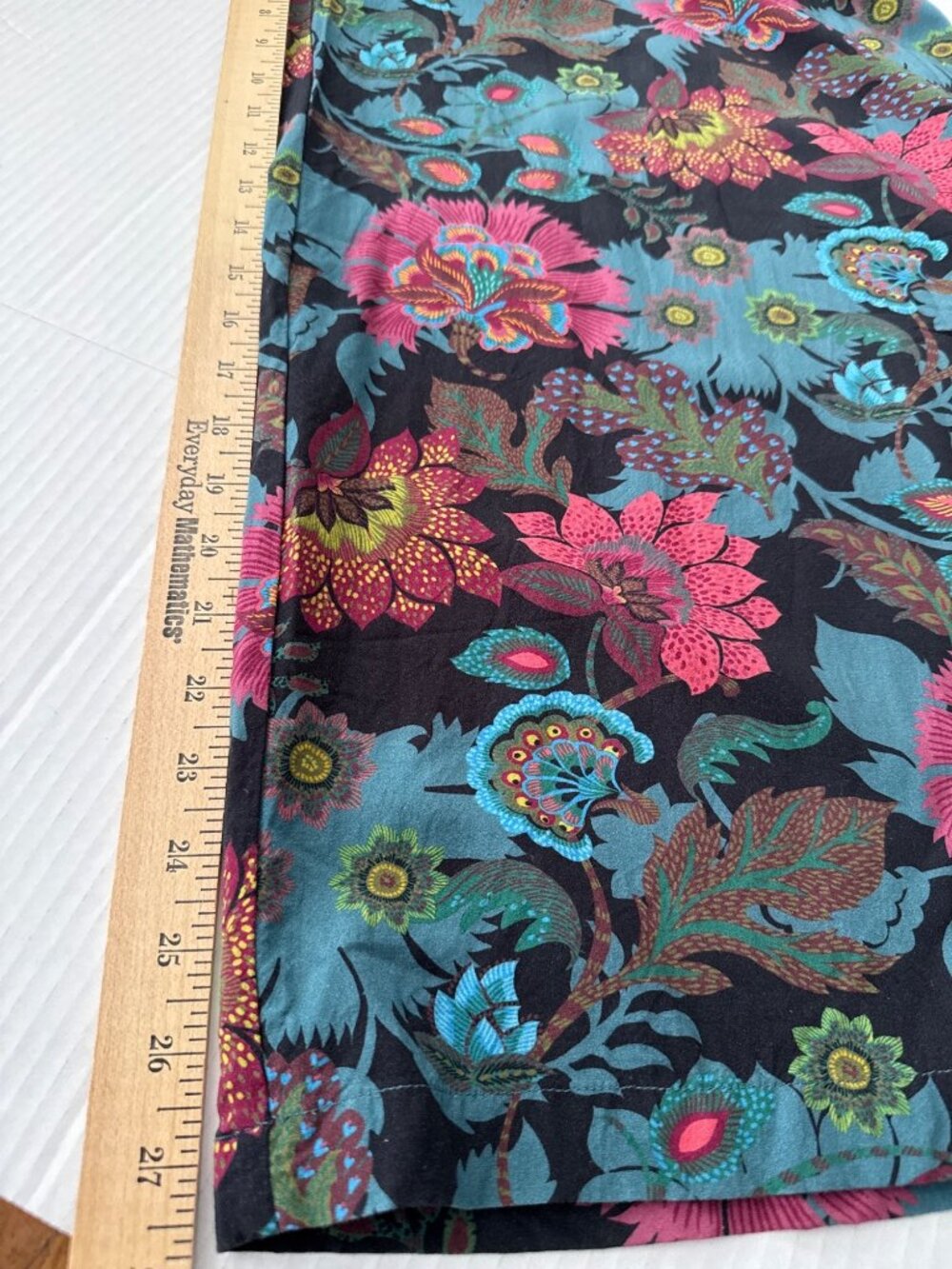Sundance Edo Paisley Floral Palazzo Wide Leg Bohemian Pants Size Medium - Picture 9 of 15